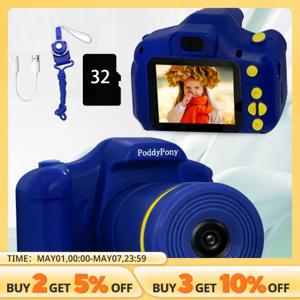 다기능 카마라 유아 교육용 장난감, 3-8 세 아동용 1080P HD 디지털 카메라, 생일 축제 선물