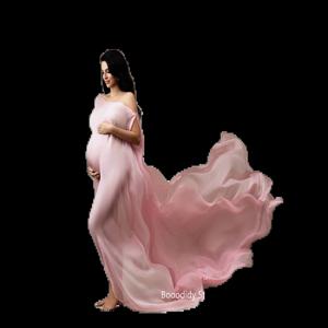 임산부 사진 촬영 복장 아이디어, 30 주 임신 사진 촬영 세션, 쉬폰 패션 드레스, 임신 스튜디오 소품