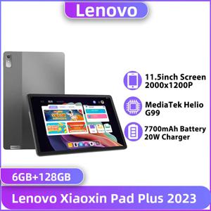 레노버-Xiaoxin 패드 플러스 2023 글로벌 Rom, 레노버 탭 P11 2 세대 11.5 인치, 120Hz 화면, Helio G99, 6GB 128GB 태블릿, 안드로이드 12, 7700mAh