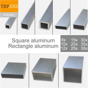 직사각형 알루미늄 튜브 프로파일 6063 알루미늄 합금 사각 파이프, 전체 사양, 범용, 8x10x12x15x20x25x30x35x38