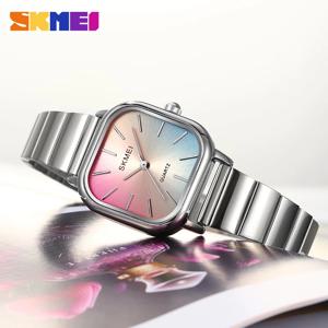 SKMEI 여성용 2190, 여성용 시계, 방수 시계, 럭셔리 스테인레스 스틸 스트랩, 쿼츠 손목시계