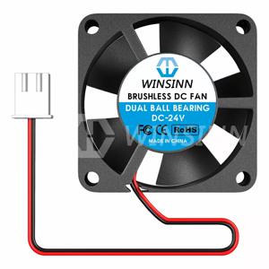 WINSINN 3010 30mm 선풍기 DC 5V 12V 24V 유압 듀얼 볼 베어링, 브러시리스 냉각, 30x10mm 2 핀