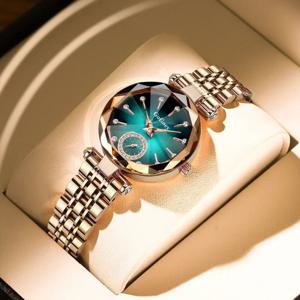 여성용 패션 스틸 쿼츠 시계, Reloj Mujer Marcas Famosas De Lujo 선물 손목시계, 2024 새로운 브랜드, 직송