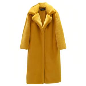 여성용 인조 밍크 모피 코트, 긴 오버코트, 루즈하고 두껍고 따뜻한 테디 재킷, 의류 상의, 고품질, 겨울 패션, 2023 신상