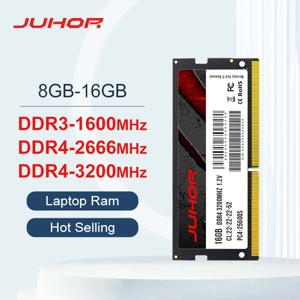JUHOR Memoria Ram DDR4 8GB 16GB 2666mhz 3200mhz DDR3 8GB 1600mhz Sodimm 노트북 고성능 노트북 메모리