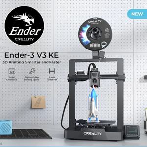 Creality 3D Ender-3 V3 KE 프린터 업그레이드 스프라이트 다이렉트 드라이브 압출기, 핸즈프리 자동 레벨링, 32 비트 사일런트 마더보드