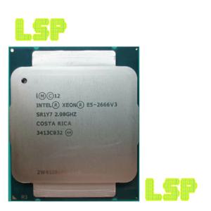 중고 인텔 제온 E5 2666 V3 프로세서, SR1Y7, 2.9Ghz, 10 코어 135W 소켓, LGA 2011-3 CPU E5 2666V3