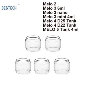 GeekVape Melo 2 3 5 Melo Nano 4ml 미니 Melo 4 D22 D25 탱크 유리 컨테이너 튜브, 버블 유리 탱크, 5 개