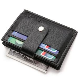 비즈니스 남성 신용 카드 가방 지퍼 및 걸쇠, 다기능 동전 지갑 하이 퀄리티, PU 가죽 동전 지갑, ID 홀더