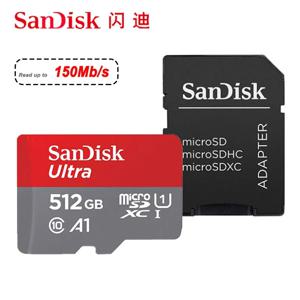 Sandisk 울트라 마이크로 SD 128GB 32GB 64GB 256GB 512GB 1TB 마이크로 SD 카드 카메라 SD/TF 플래시 카드 메모리 카드 128gb microSD