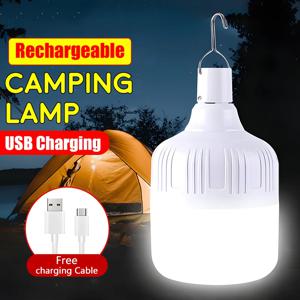 야외 USB 충전식 LED 램프 전구, 비상 조명, 후크 업 캠핑 텐트, 낚시, 바베큐, 휴대용 조명, 랜턴, 야간 조명