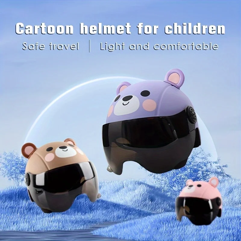 어린이 라이딩 헬멧, 조절식 사랑스러운 외관, 초경량 충격 흡수, ABS 유아 스케이트보드 자전거 안전 헬멧