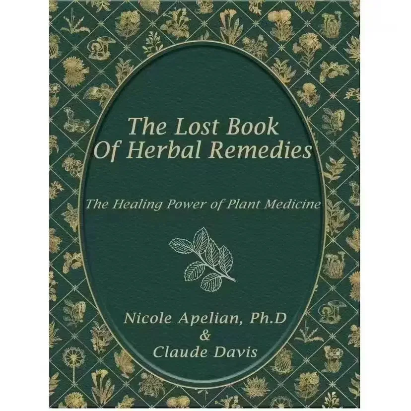약초 요법의 잃어버린 책, 식물 의학의 치유력, 페이퍼백 컬러 영어 책