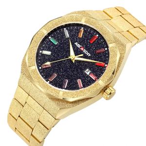 남성용 스테인리스 스틸 쿼츠 손목시계, 럭셔리 비즈니스 시계, 자동 날짜 남성 시계, 빛나는 손