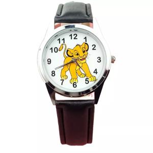 디즈니 만화 라이온 킹 시리즈 심바 어린이 시계, 애니메이션 아날로그 쿼츠 시계, 소년 시계, 학생 시계 선물