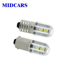 MIDCARS LED 전구 t4W 표시등, E10 BA9S, 6.3V, 12V, 24V, 48V, 60V, 120V, 240V, 1W, 2835 4SMD, 4 개 도매 팩