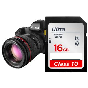 울트라 오리지널 SD 카드 16GB 32GB SDV10HC 64GB 128GB SDV10XC Class10 메모리 카드 C10, 풀 HD 비디오 USH-1 카메라 용