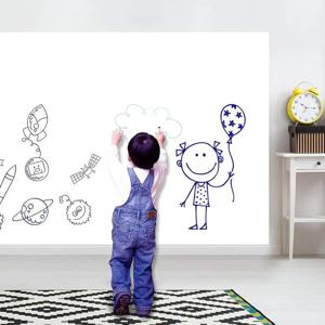 정전기 화이트 보드 벽 스티커, 이동식 어린이 가정용 쓰기 보드, 벽 그림 그리기 보드, 손상 없음