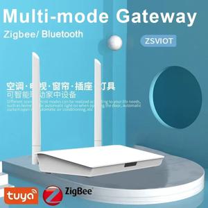 Tuya Zigbee Gateway Zigbee 3.0 허브 블루투스 게이트웨이 (네트워크 케이블 소켓 포함) 유선 연결, 스마트 라이프 컨트롤