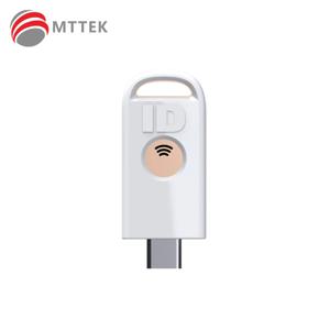 Identiv의 USB-C uTrust FIDO2 NFC + 보안 키, 2 단계 인증, U2F USB 키 핀 + 터치 (비생체 인식)