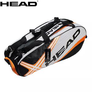 HEAD 대용량 테니스 라켓 가방, 테니스 배낭, 배드민턴, 체육관, 스쿼시 라켓 가방, 분리된 신발 가방 포함, 3-6 개