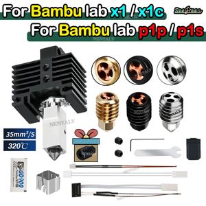 Bambu Lab 핫엔드 업그레이드 TZ 2.0 버전, Cht 깍지 bambulab Bi 메탈, 대나무 Bambulabs X1 X1C P1P P1S 핫엔드 P1P 서미스터