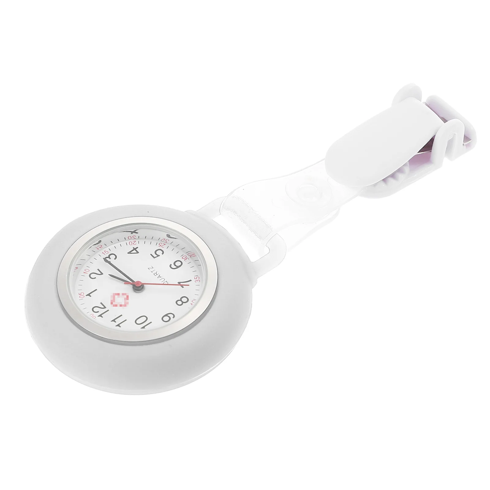 간호사 전문 간호사 시계 다기능 클립 시계, 휴대용 포켓 시계 클립, 귀여운 나뭇잎 시계, 두 번째 시계