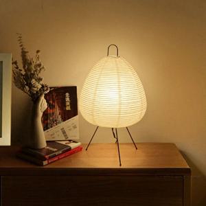 일본 디자인 아카리 와비 사비 용 테이블 램프, 인쇄 쌀 종이 램프, 침실, 데스크탑 장식, 테이블 램프, 드롭 배송