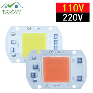 LED COB 칩, 피토 램프, 풀 스펙트럼, 110V/220V, 20W, 30W, 50W, 스마트 ICFor, 실내 식물 묘목 재배용, 아웃도어 칩, 램