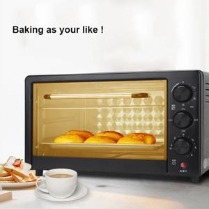 가정용 다기능 전기 오븐, 온도 타이밍 조절 가능, 강력한 대용량 로스팅 케이크 빵 주방 오븐, 220V