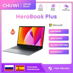 CHUWI HeroBook Plus 노트북, 15.6 인치 인텔 셀러론 N4020 노트북, 8GB RAM, 256GB SSD, 저렴한 컴퓨터, FHD 1920*1080P 오피스 노트북, 신제품