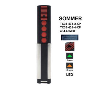 SOMMER TX03-434-4-XP 차고 문 리모컨, 434.42MHz SOMMER TX03 434 4 XP 커맨드 게이트 컨트롤러 키 포브