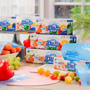 [247pack] 식품 보관팩 재사용 가능 친환경 지퍼백 소형 중형 대형 (20매입)