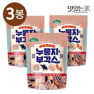[하루견과] 누룽지&부각스240g 오리지널맛 x3봉