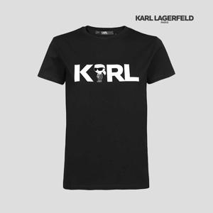 [230W1706]칼라거펠트 아이코닉 2.0 KARL 로고 티셔츠