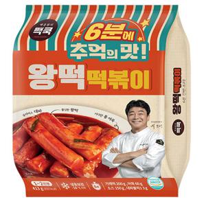 [빽쿡] 왕떡 떡볶이 413g x 4개