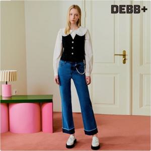 DEBB+ 23FW 라이크라 스트레이트 데님팬츠 2종+진주체인 참 SET