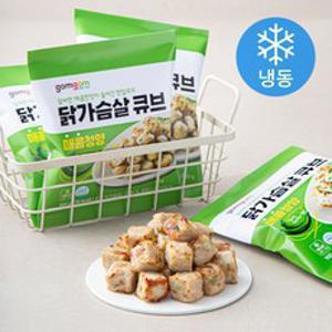 곰곰 닭가슴살 큐브 매콤청양 (냉동), 100g, 5개