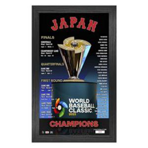 Pgs 쇼헤이 오타니 월드 베이스볼 클래식 2023 재팬 챔피언 액자 포스터 관세포함, 블랙