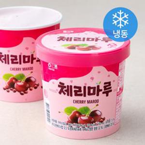 해태아이스크림 체리마루 아이스크림류 (냉동), 660ml, 2개