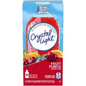 Crystal Light 프루트 펀치 드링크 믹스 10개입, 2.55g, 1개
