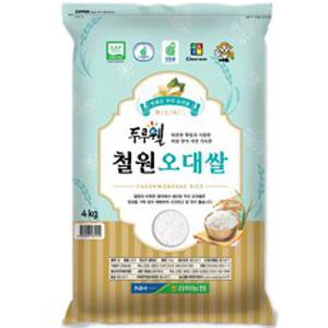 김화농협 GAP인증 두루웰 철원 오대쌀 백미, 4kg, 1개
