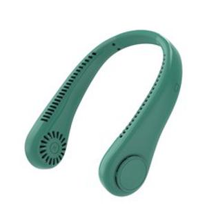 mipang 넥밴드 휴대용 선풍기 목걸이형 넥선풍기 3단계 조절, green
