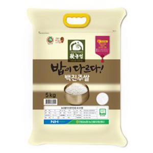 안동농협 밥이 다르다 백진주쌀 백미, 5kg, 1개