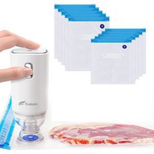 Frokom 가정용 휴대용 스마트 진공 포장기+식품용진공팩 세트