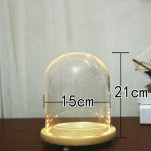 LED 받침 유리돔 0056 (15cmx21cm) 1개