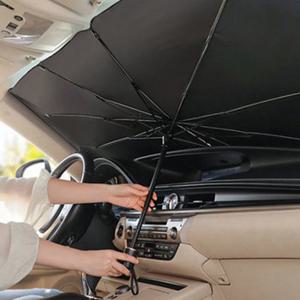 OMT 차량용 우산 접이식 티타늄코팅 햇빛가리개 소형/대형 자동차 썬블럭