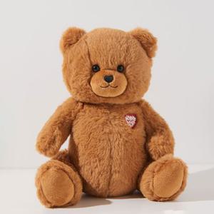 [KC인증] 누누베어 곰인형 : 하트브라운 테디베어 신생아인형 곰돌이