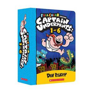 (영어원서) Captain Underpants Color Edition Boxed Set 1-6 (Paperback)