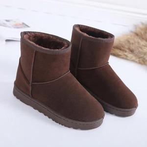 4컬러- 겨울 여성 방한 털 안감 숏 부츠 편한 퍼 신발 (S11530973)